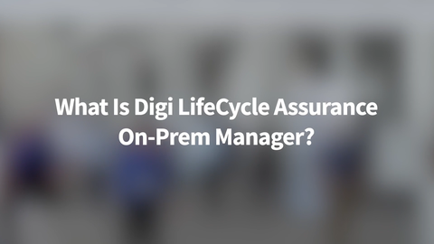 什么是Digi LifeCycle Assurance On-Prem？