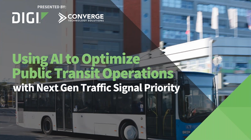 Using AI to Optimize Public Transit Operations with Next Gen Traffic Signal Priority