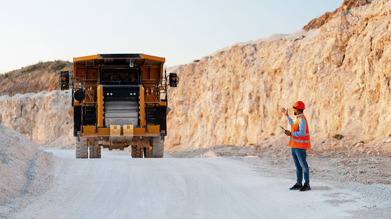 采石场采矿作业