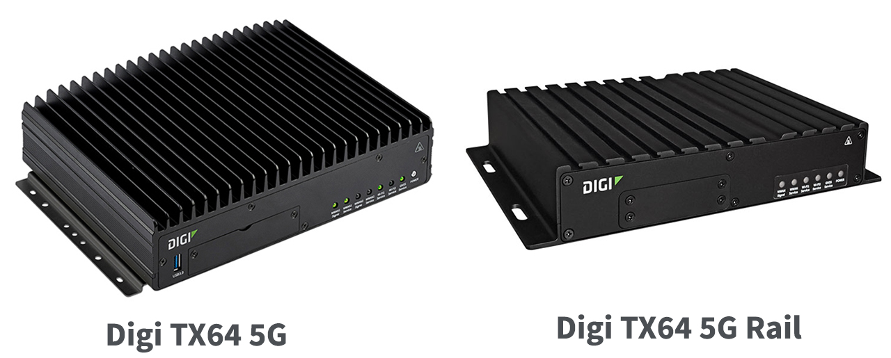 Digi TX64 5G 和 TX64 5G Rail