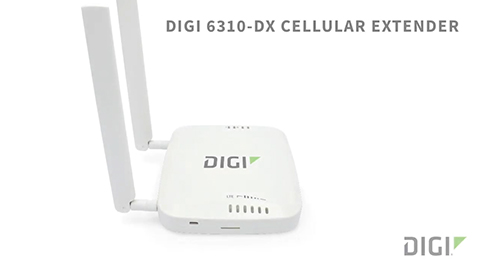 配备 Digi CORE 插入式调制解调器的 Digi 6310-DX LTE 路由器 