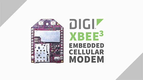 Digi XBee3蜂窝式嵌入式调制解调器