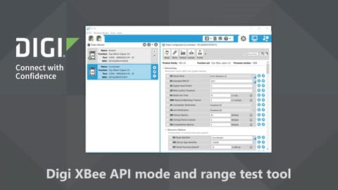 Digi XBee API模式和范围测试