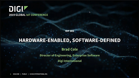 硬件支持，软件定义