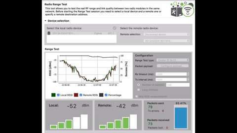 Digi XCTU 量程测试工具