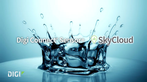 利用 Digi Connect Sensor+ 和 SkyCloud 进行水管理