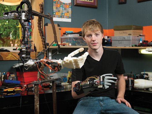 Easton and one version of the robotic arm