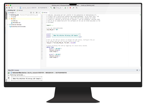 Digi XBee MicroPython PyCharm IDE 插件
