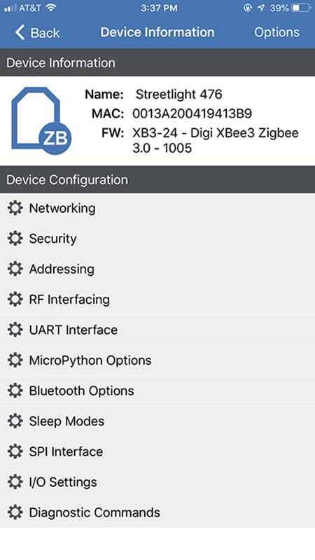 Digi XBee 移动应用程序